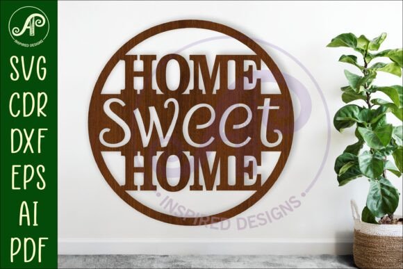 Create Cozy Decor with Circle Home Sweet Home Wall Art Sign