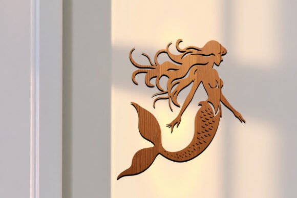 Create Enchanting Displays with Laser Cut Mermaid Wall Art