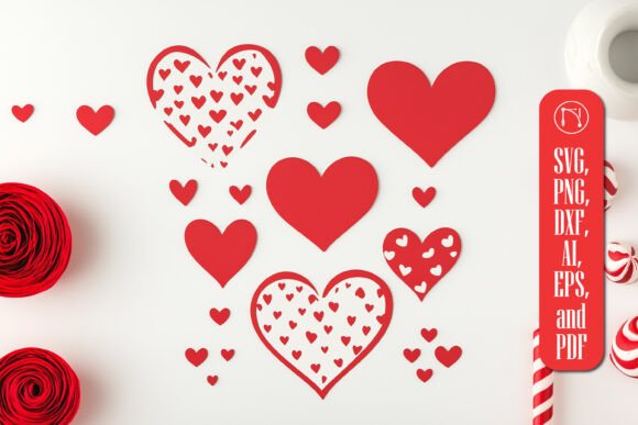 Create Stunning Valentine's Crafts with This Hearts SVG Cut File
