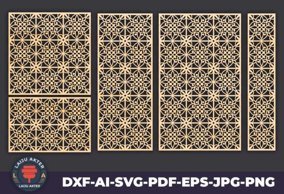 Laser Cut Decorative Panels Bundle 43